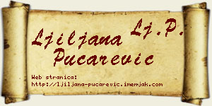 Ljiljana Pucarević vizit kartica